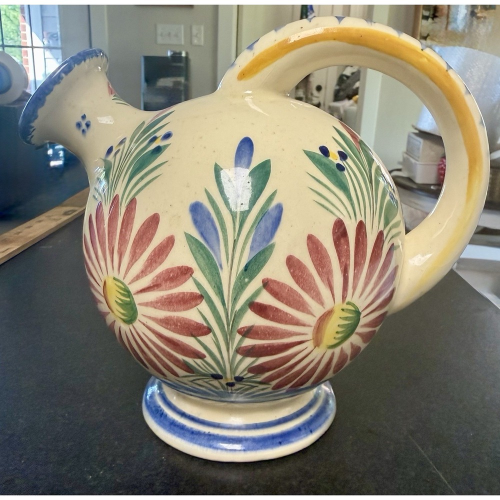 Quimper Henriot Cider Jug VTG Signed Unused